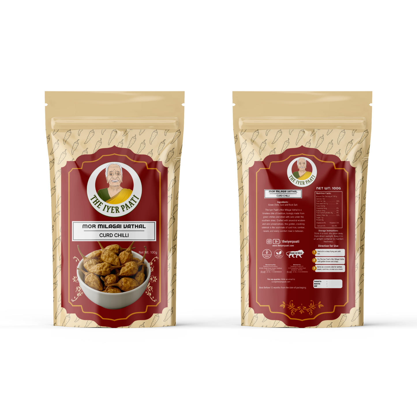 Mor Milagai (Curd Chilli)