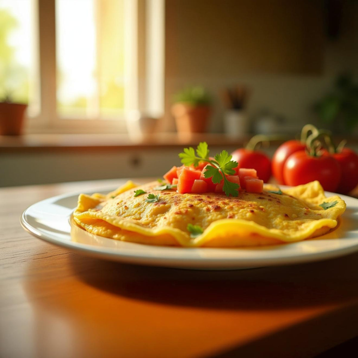 Thakkali Omelette