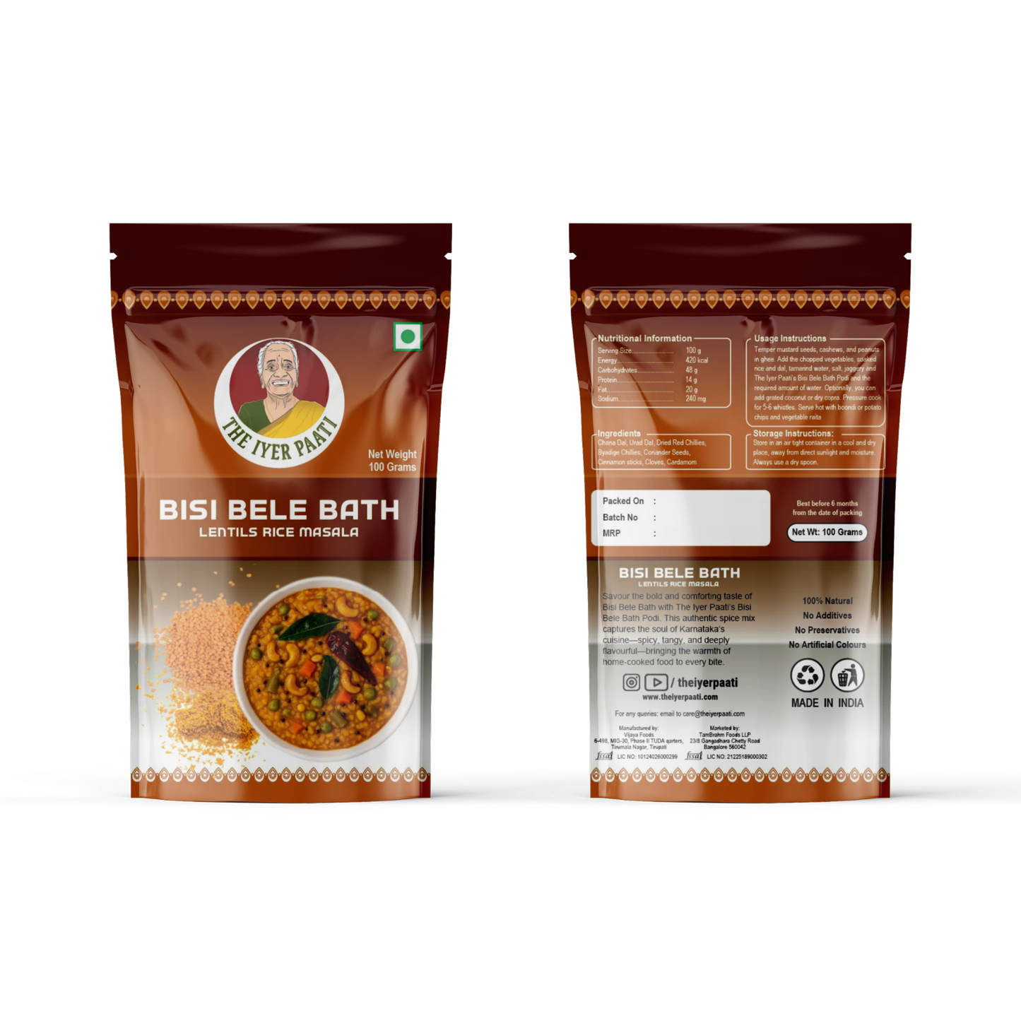 Bisi Bele Bath Podi