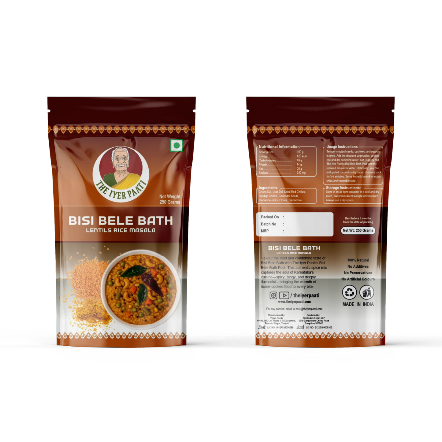 Bisi Bele Bath Podi