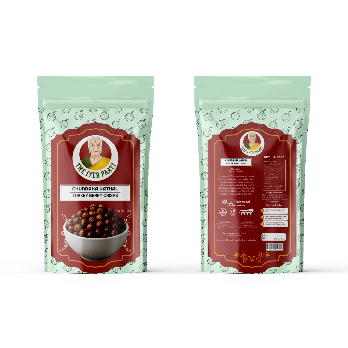 Chundakkai Vathal (Turkey Berry Crisps)