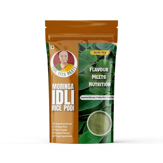 Moringa Idli/Rice Podi (Drumstick Leaves with Spice)