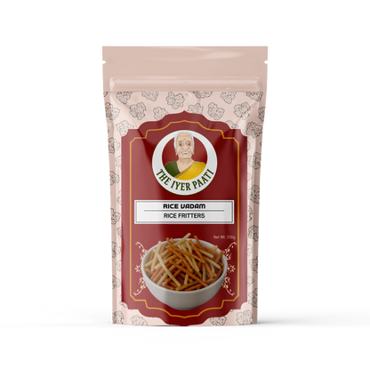 Rice Vadam (Rice Fritters)