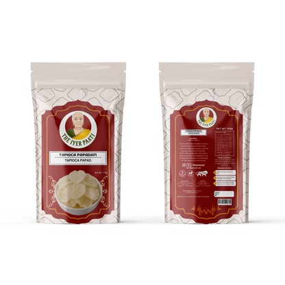 Tapioca Papadam (Tapioca Papad)