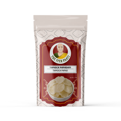 Tapioca Papadam (Tapioca Papad)