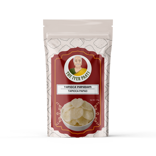 Tapioca Papadam (Tapioca Papad)