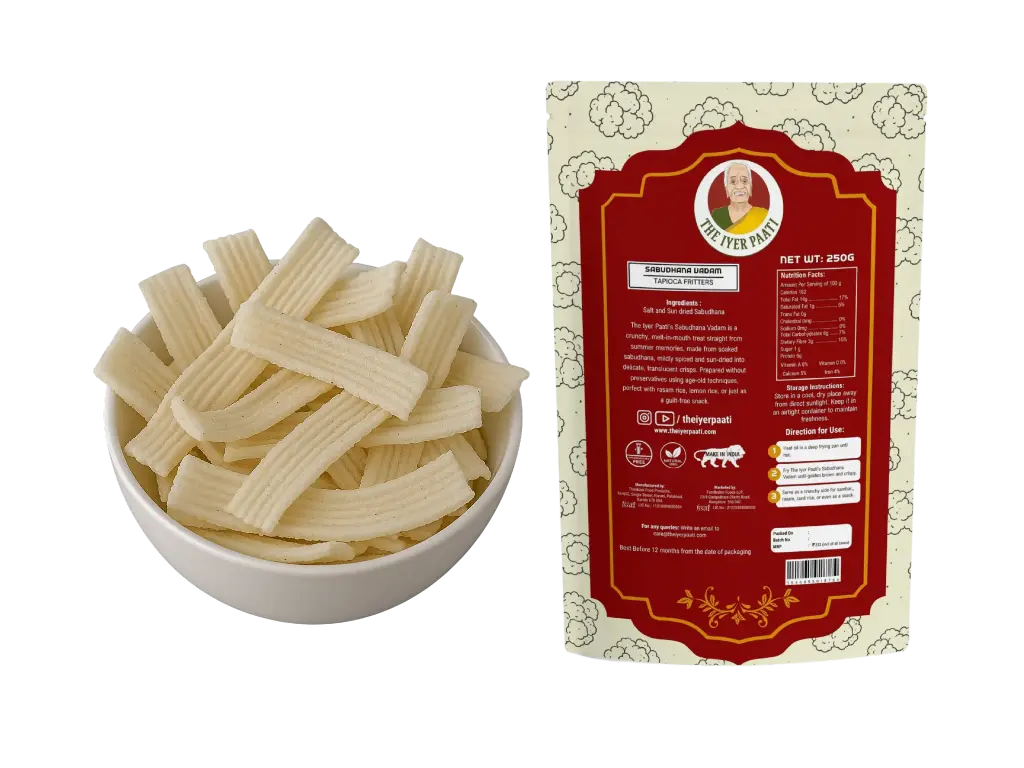 Sabudhana Vadam (Tapioca Fritters)