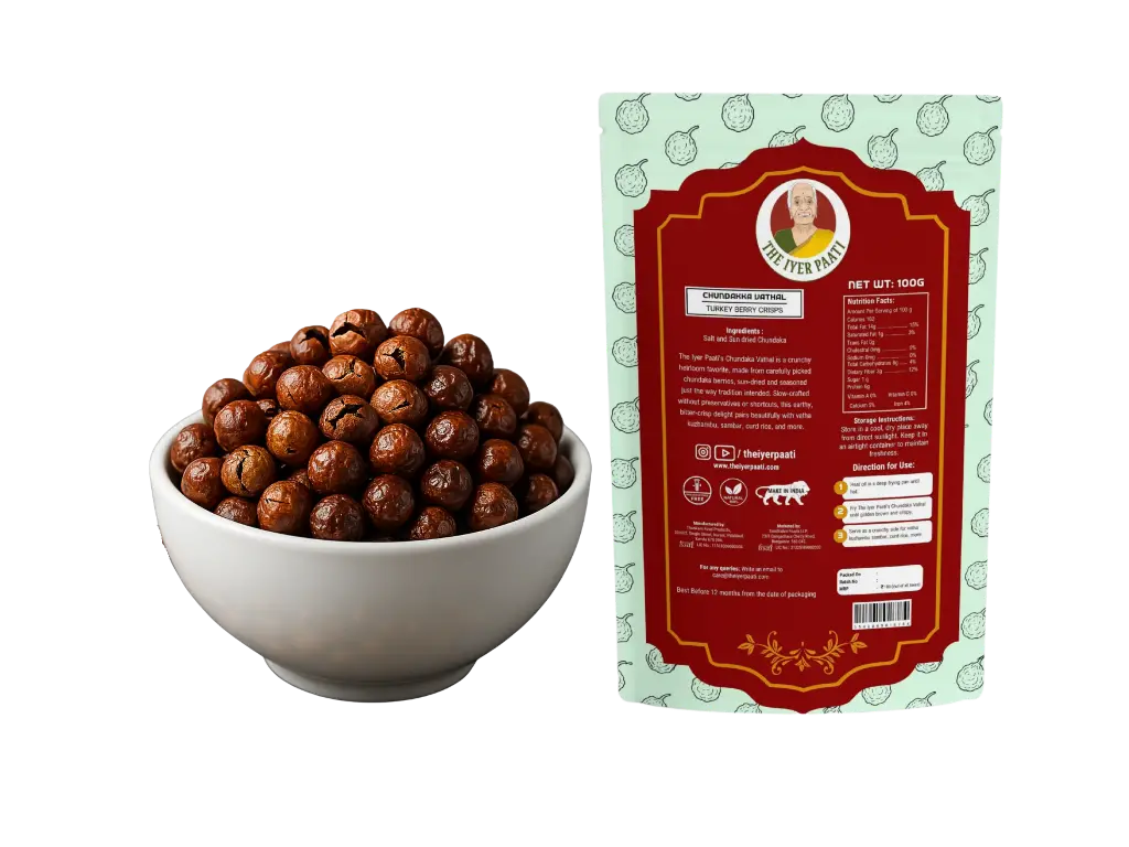 Chundakkai Vathal (Turkey Berry Crisps)