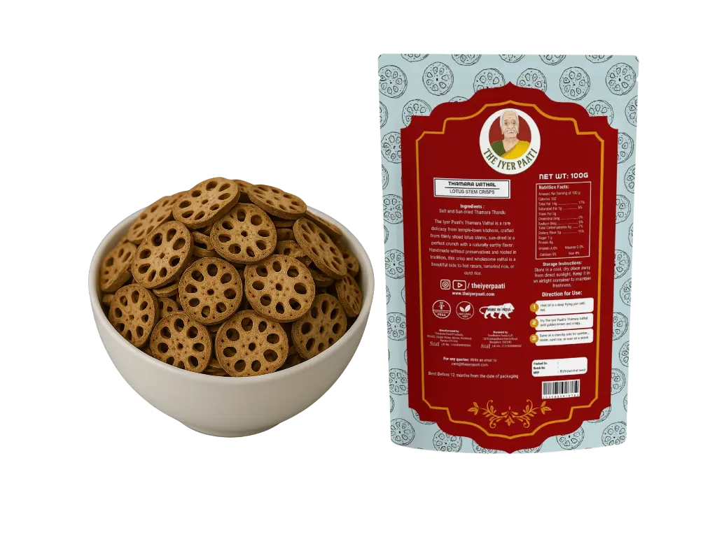 Thamara Vathal (Lotus Stem Crisps)