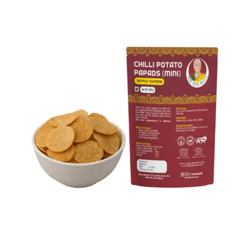 [VAVD1A] Chilli Potato Papads (Mini)