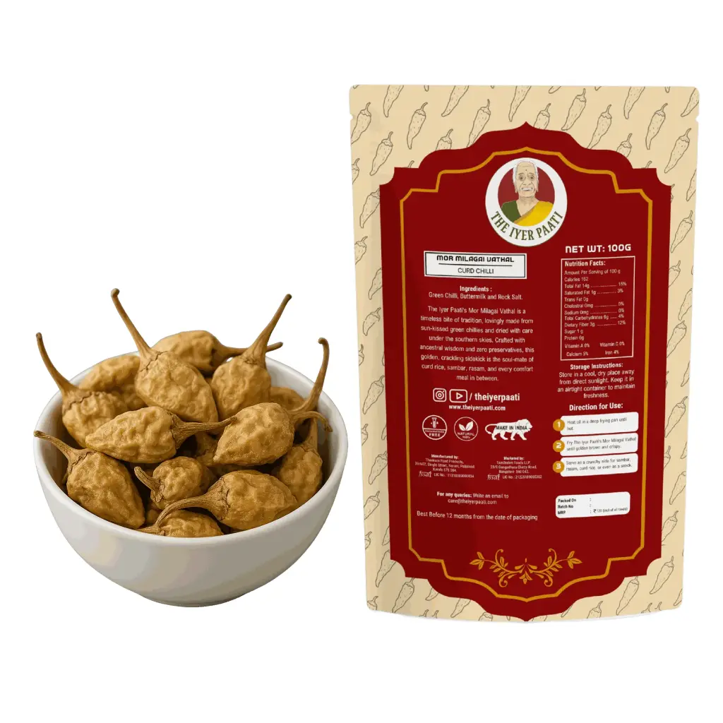 Mor Milagai Vathal (Curd Chilli)
