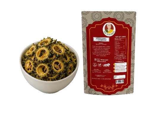 Pavakkai Vathal (Bitter Gourd Crisps)