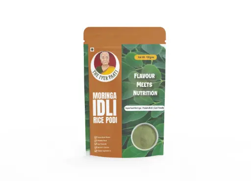 Moringa Idli/Rice Podi (Drumstick Leaves with Spice)